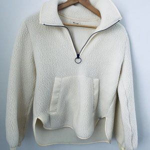 Madewell Polartec Halfzip Fleece Pullover Sweater